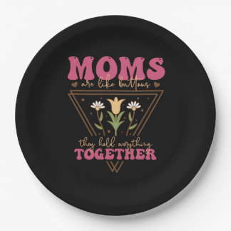 Moms Are Like Buttons Paper Plate