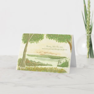 Mom's are like the sun... card