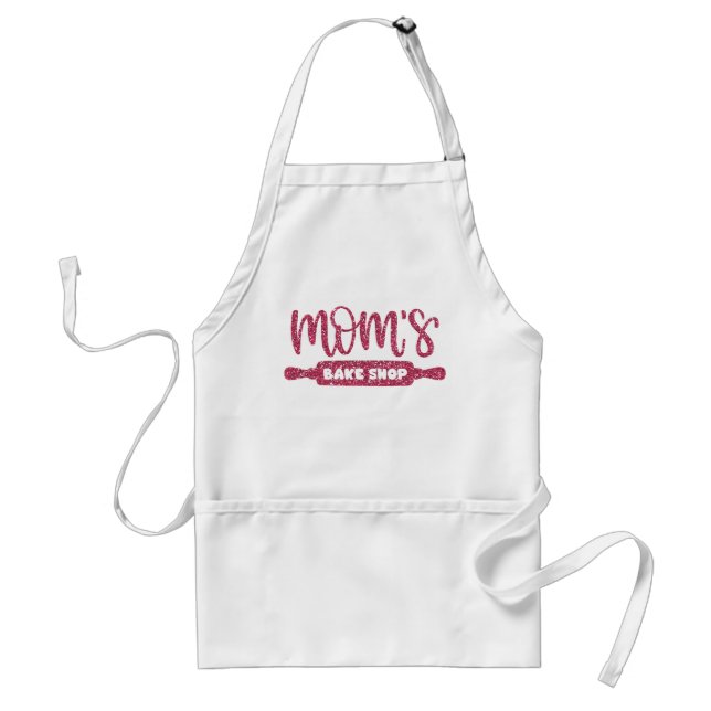 Mom's Bake Shop Baking Apron (Front)