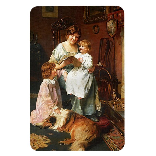 Mom's Bedtime Story l For Mothers Magnet (Vertical)