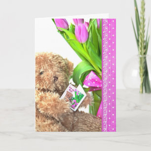 Mom's Birthday Bear Card