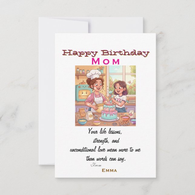 Moms' birthday card (Front)