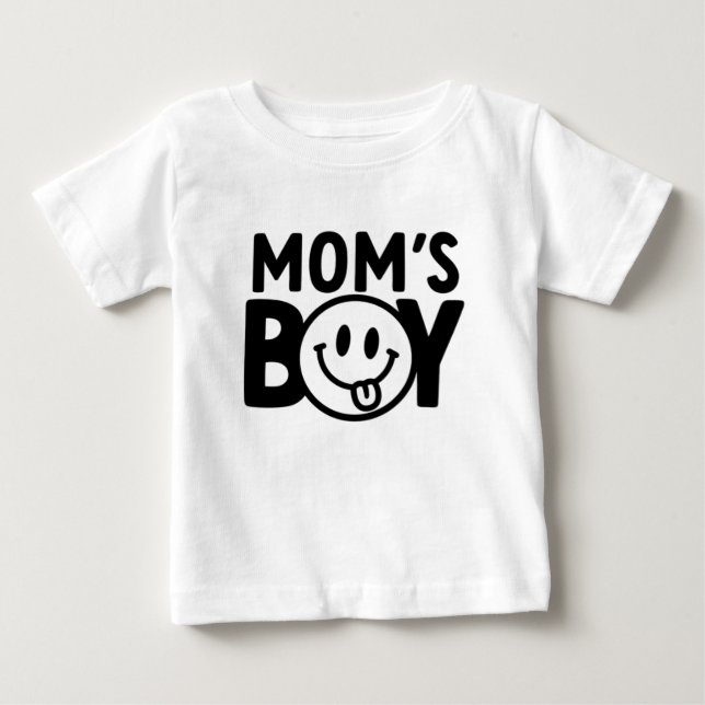 Moms boy t shirt design (Front)
