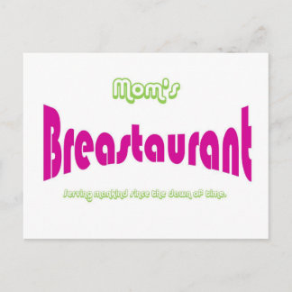 Mom's Breastaurant Postcard