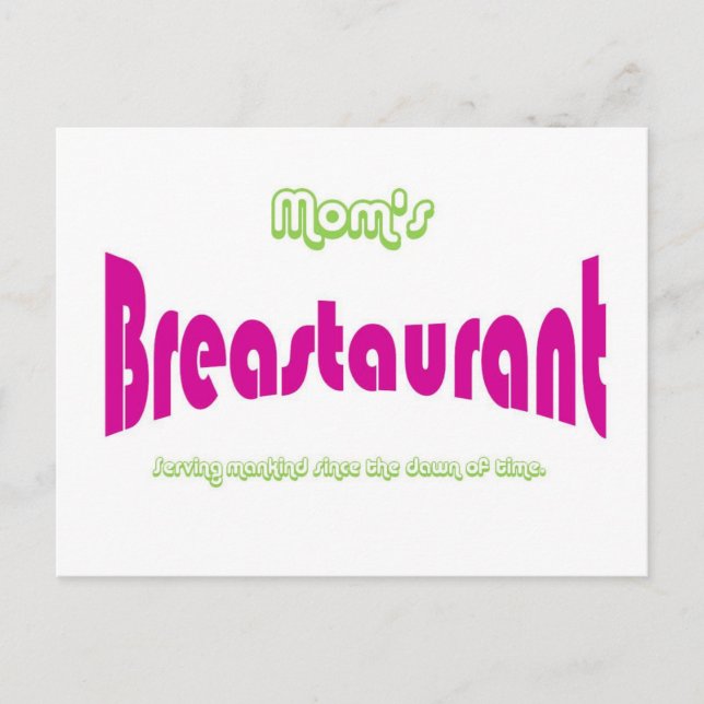Mom's Breastaurant Postcard (Front)