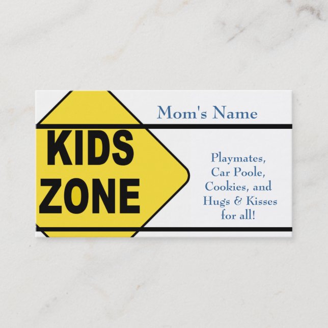 Mom's Calling Card (Front)