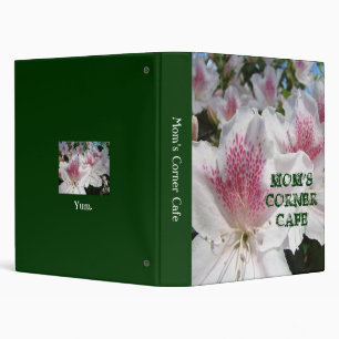 Mom's Corner Cafe binder Popular recipe books