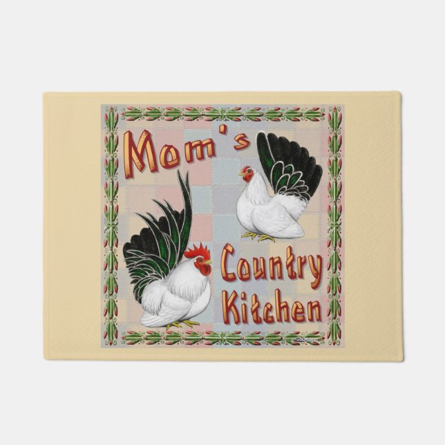 Mom's Country Kitchen Doormat (Front)