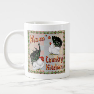 Mom's Country Kitchen Large Coffee Mug