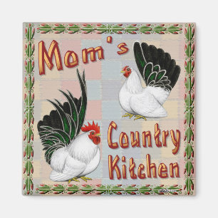 Mom's Country Kitchen Magnet