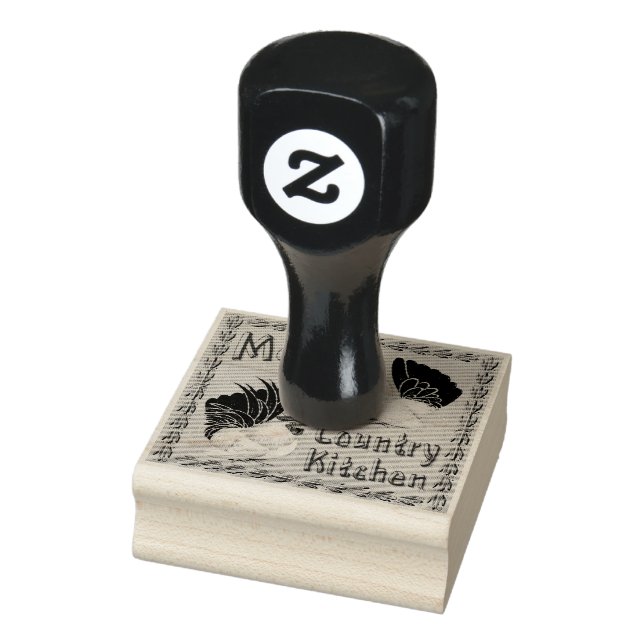 Mom's Country Kitchen Rubber Stamp (Stamp)