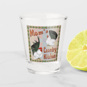 Mom's Country Kitchen Shot Glass