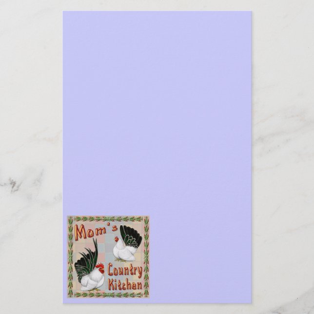Mom's Country Kitchen Stationery (Front)