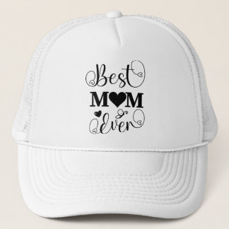 :* "Mom's Crown of Love Trucker Hat