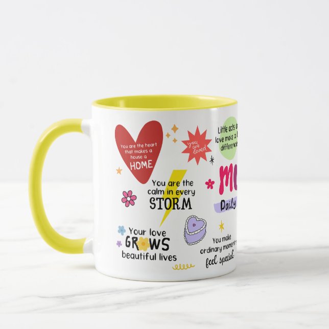 Moms Daily Reminder Mug (Left)