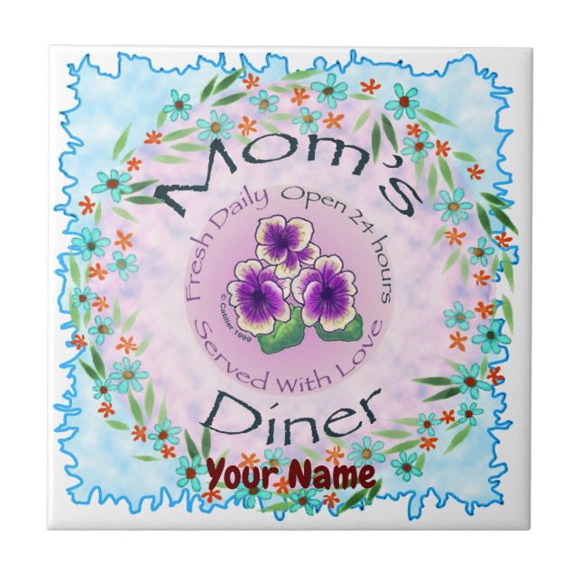 Moms Diner Tile (Front)