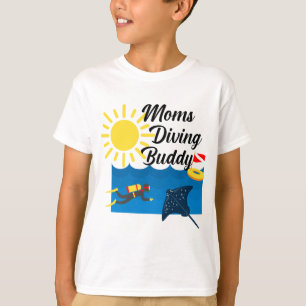 Moms Diving Buddy Design - T-Shirt de base pour en