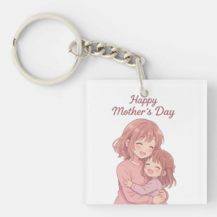 Mom's Favourite Colour Mother's Day Card Keychain