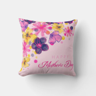 Mom's Favourite Colour Mother's Day Throw Pillow