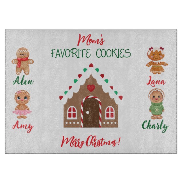 Mom's favourite Cookies Cutting Board (Front)