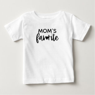 Mom's Favourite, Family Shirt, Gift For Daughter, Baby T-Shirt