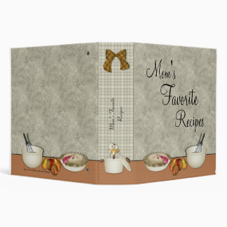 Mom's Favourite Recipes Binder