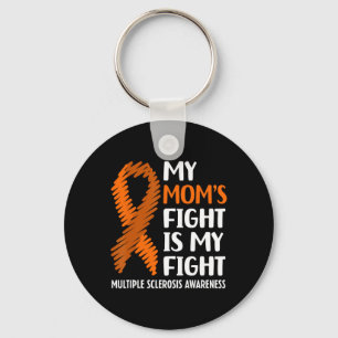 Mom's Fight Multiple Sclerosis Ms Awareness Keychain