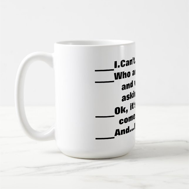 Mom's first cup of coffee (Left)