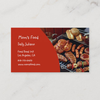 Mom's Food Business Cards