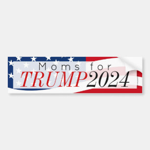 Moms for Donald Trump 2024  Bumper Sticker