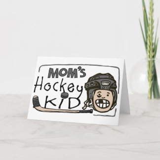 Mom's Hockey Kid Holiday Card