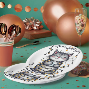 Mom's Jingle Juice  Paper Plate