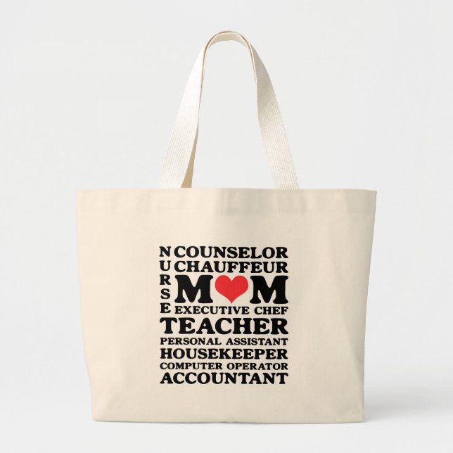 Mom's Jobs Mother's Day Classic Tote Bag (Front)