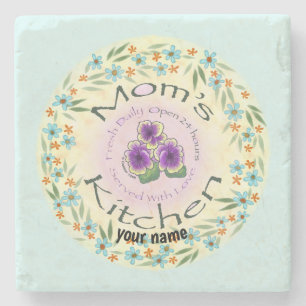 Moms Kitchen custom Stone Coaster