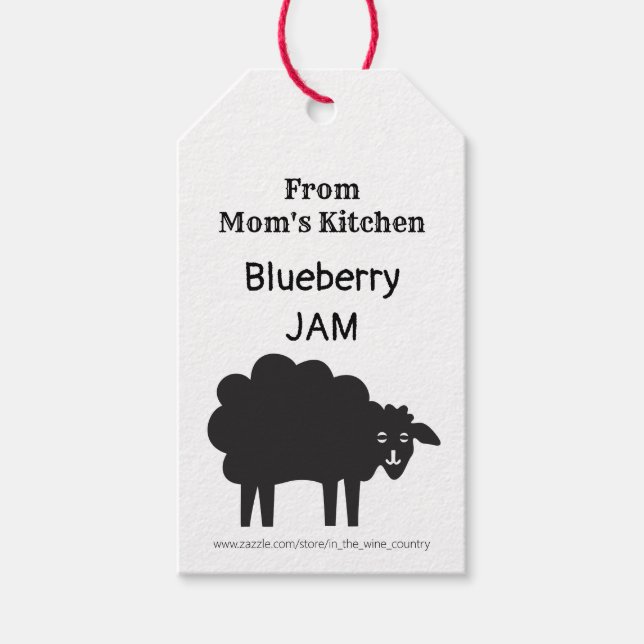 Mom's Kitchen Homemade Custom Gift Tags (Front)