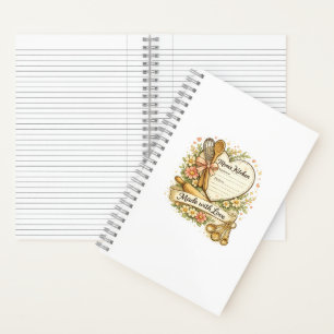 Mom's Kitchen Made with Love Recipe Notebook
