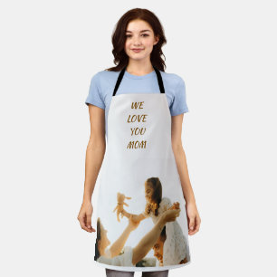 Mom's Kitchen Magic   Personalized Cooking Apron
