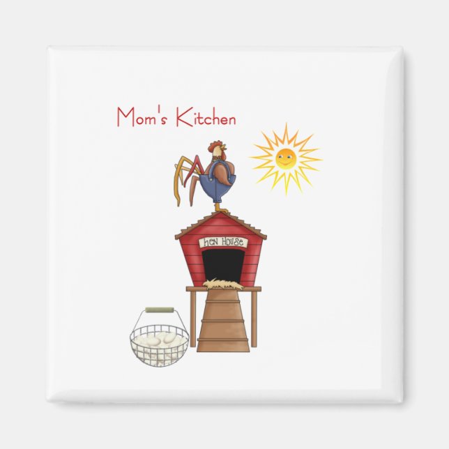 Mom's Kitchen Magnet (Front)