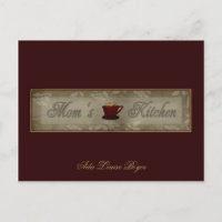 Mom's Kitchen Recipe Cards