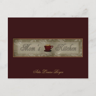 Mom's Kitchen Recipe Cards