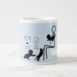 Mom's Life Large Coffee Mug