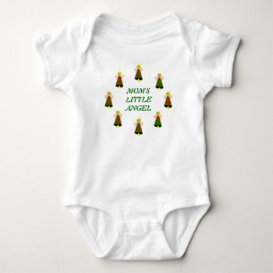 Mom's Little Angel Custom Baby Bodysuit