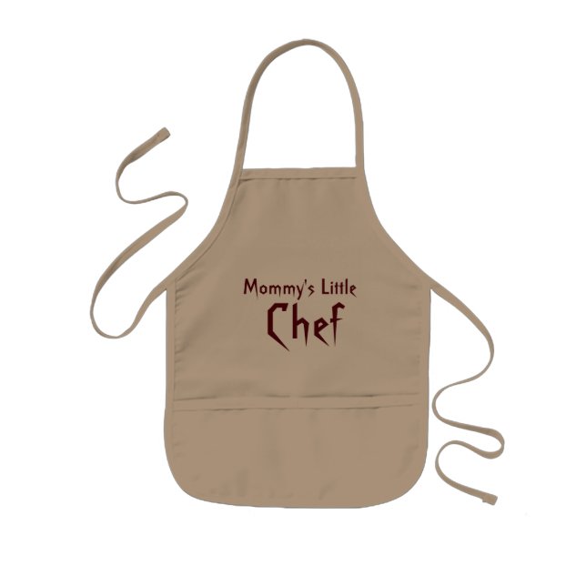 Moms Little Chef Kids Apron (Front)