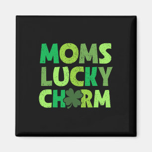 Moms Lucky Charm Irish Clovers Kids Boy Girl St Pa Magnet