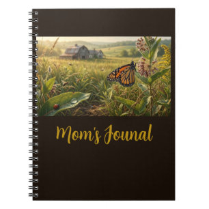 Mom's Monarch Butterfly Notebook