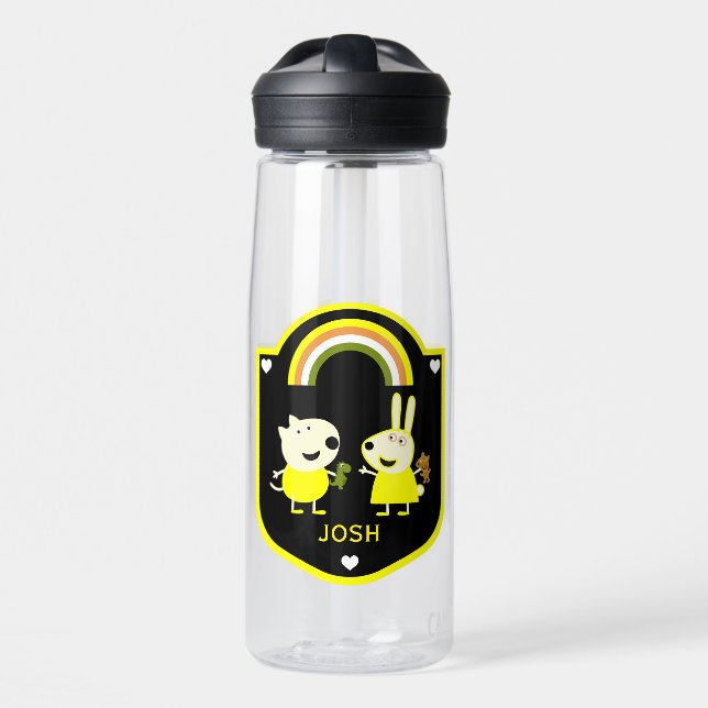 Moms Of Fraternal Twins Water Bottle (Front)