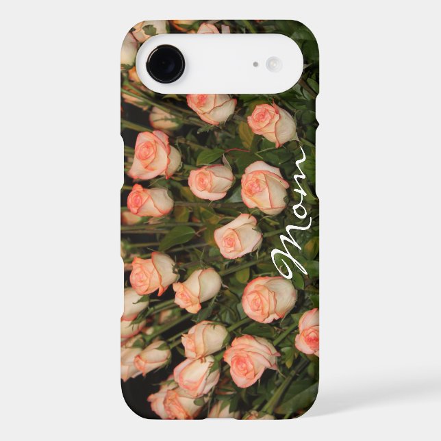 Moms Pink Rose Case-Mate iPhone Case (Back)