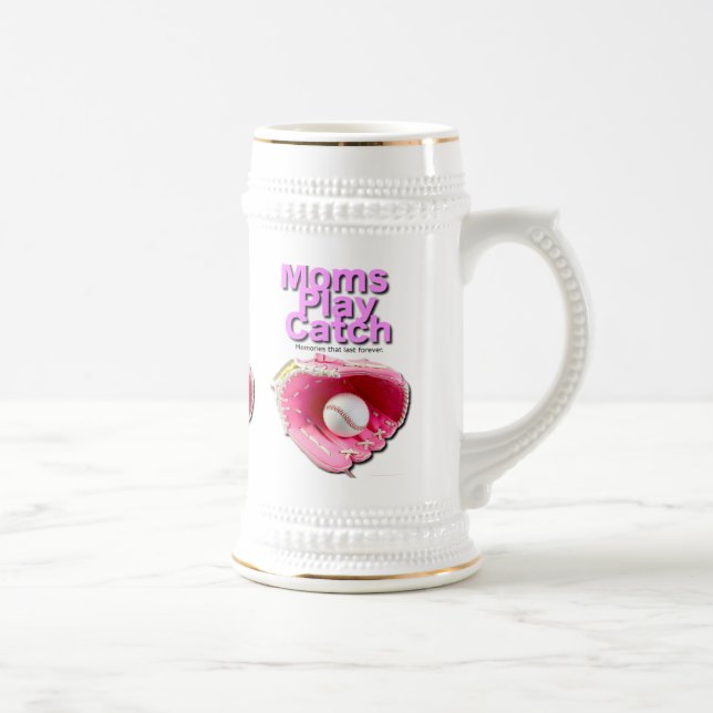 Moms Play Catch Beer Stein (Right)