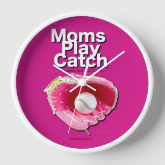 Moms Play Catch Clock