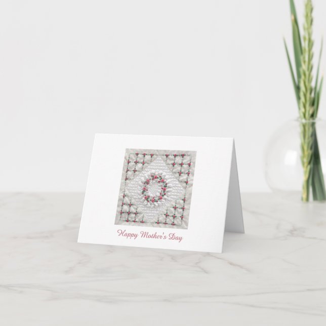 Mom's quilt card (Front)